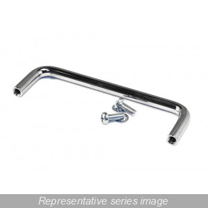 Hammond 1427B1BK 1427 Series Chassis Handle, Black Powder Coated, 1.25" Mounting Hole Centers, 0.62" Handle Depth, 0.19" Diameter, 4-40 Thread.