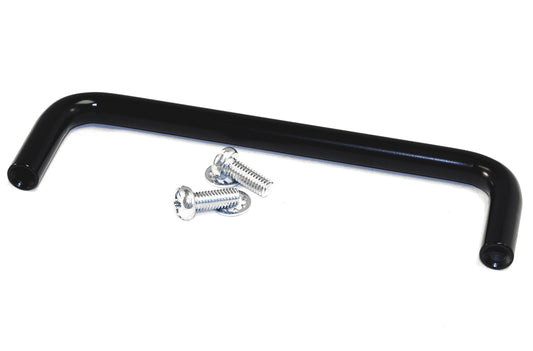 Hammond 1427U3BK 1427 Series Chassis Handle, Round Steel, With Screws, 4.50" Mounting Centers, 1.50" Depth, 0.31" Diameter, 10-32 Thread, Black Powder Coated.