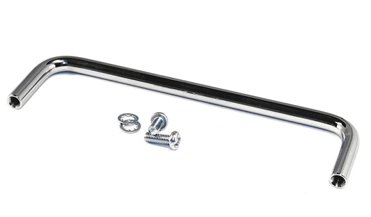 Hammond 1427W3 1427 Series Chassis Handle, Round Steel, With Screws, 6.00" Mounting Centers, 1.75" Depth, 0.31" Diameter, 10-32 Thread, Chrome Plated.