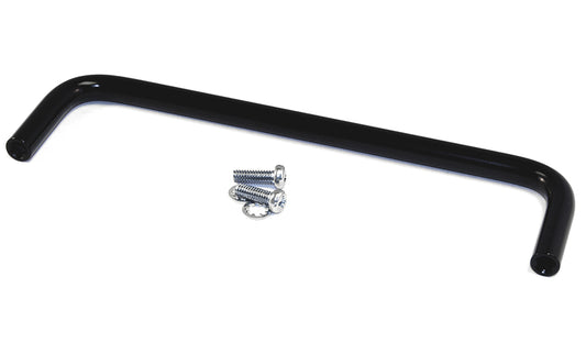 Hammond 1427W3BK 1427 Series Chassis Handle, Round Steel, With Screws, 6.00" Mounting Centers, 1.75" Depth, 0.31" Diameter, 10-32 Thread, Black Powder Coated.