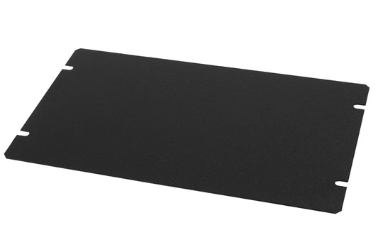 Hammond 1431-14BK3 1441 Series Steel Bottom Panel, 9.00" x 5.00", Satin Black Powder Coat, For 1441-14 Chassis.