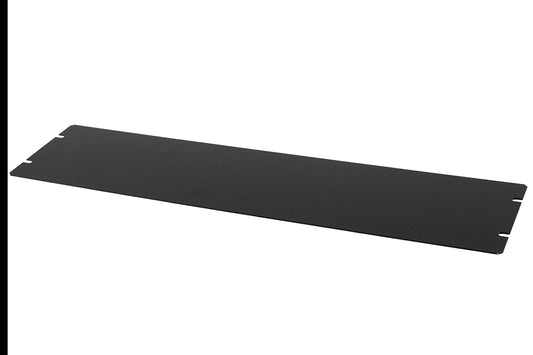 Hammond 1431-20BK3 1441 Series Steel Bottom Panel, 17.00" x 4.00", Satin Black Powder Coat, For 1441-20 Chassis.