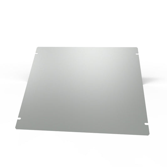 Hammond 1431-29 1441 Series Steel Bottom Panel, 12.00" x 10.00", ASA 61 Gray Powder Coat, For 1441-29 Chassis.
