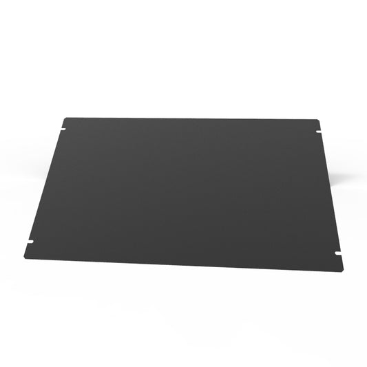 Hammond 1431-30BK3 1441 Series Steel Bottom Panel, 17.00" x 10.00", Satin Black Powder Coat, For 1441-30/1441-32/1441-33 Chassis.