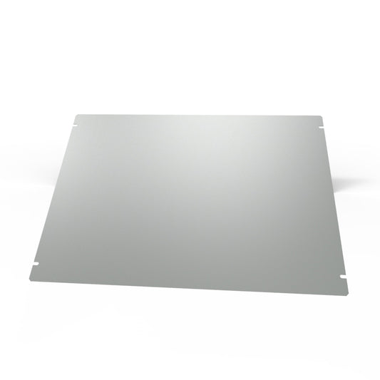 Hammond 1431-34 1441 Series Steel Bottom Panel, 17.00" x 12.00", ASA 61 Gray Powder Coat, For 1441-34/1441-36 Chassis.
