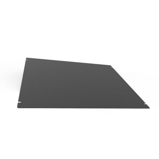 Hammond 1431-38BK3 1441 Series Steel Bottom Panel, 17.00" x 14.00", Satin Black Powder Coat, For 1441-38/1441-40/1441-42 Chassis.