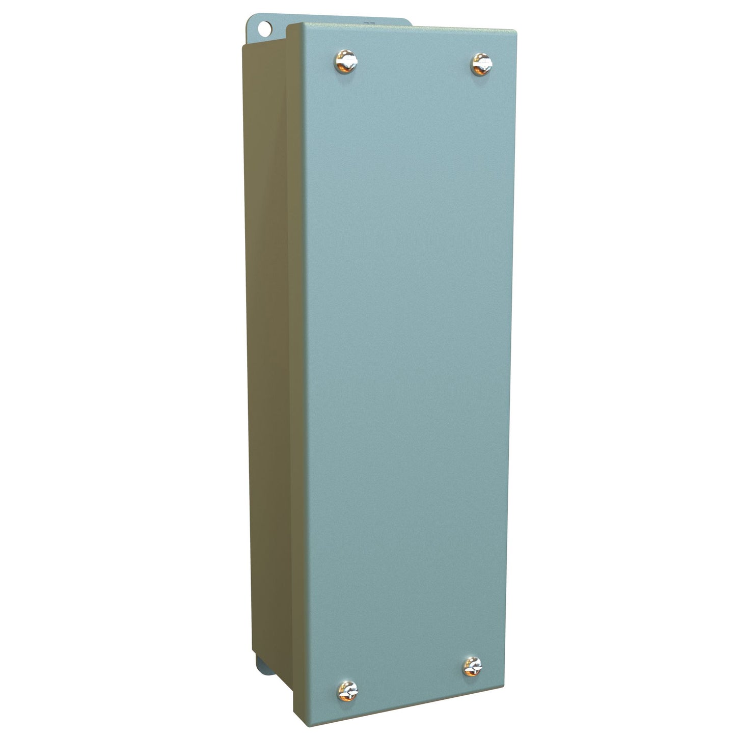 Hammond 1436D N12 Junction Box, Lift-Off Cover with Screws - 10.2" x 3.2" x 2.7" - Steel/Gray