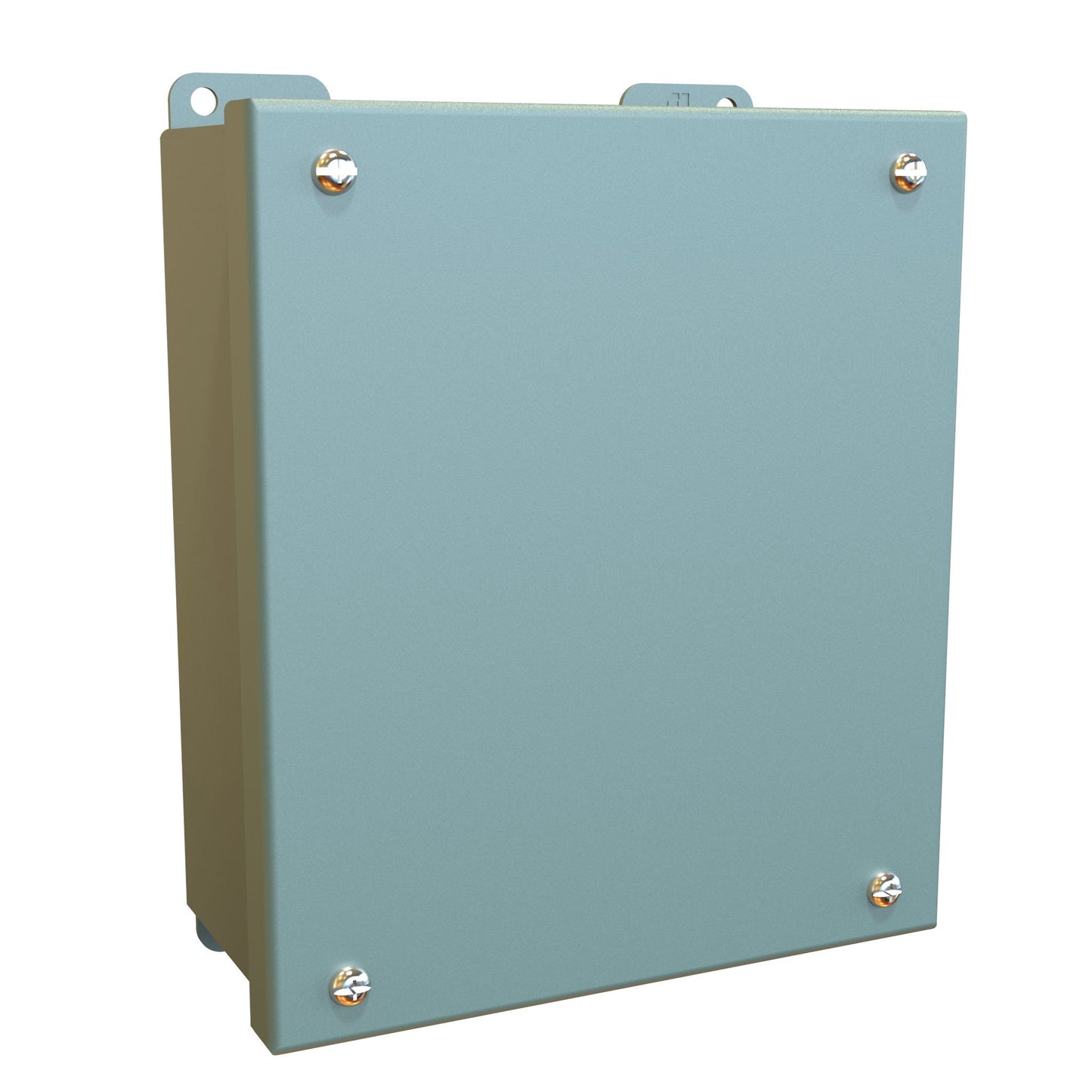 Hammond 1436F N12 Junction Box, Lift-Off Cover with Screws - 7.2" x 6.2" x 3.00" - Steel/Gray