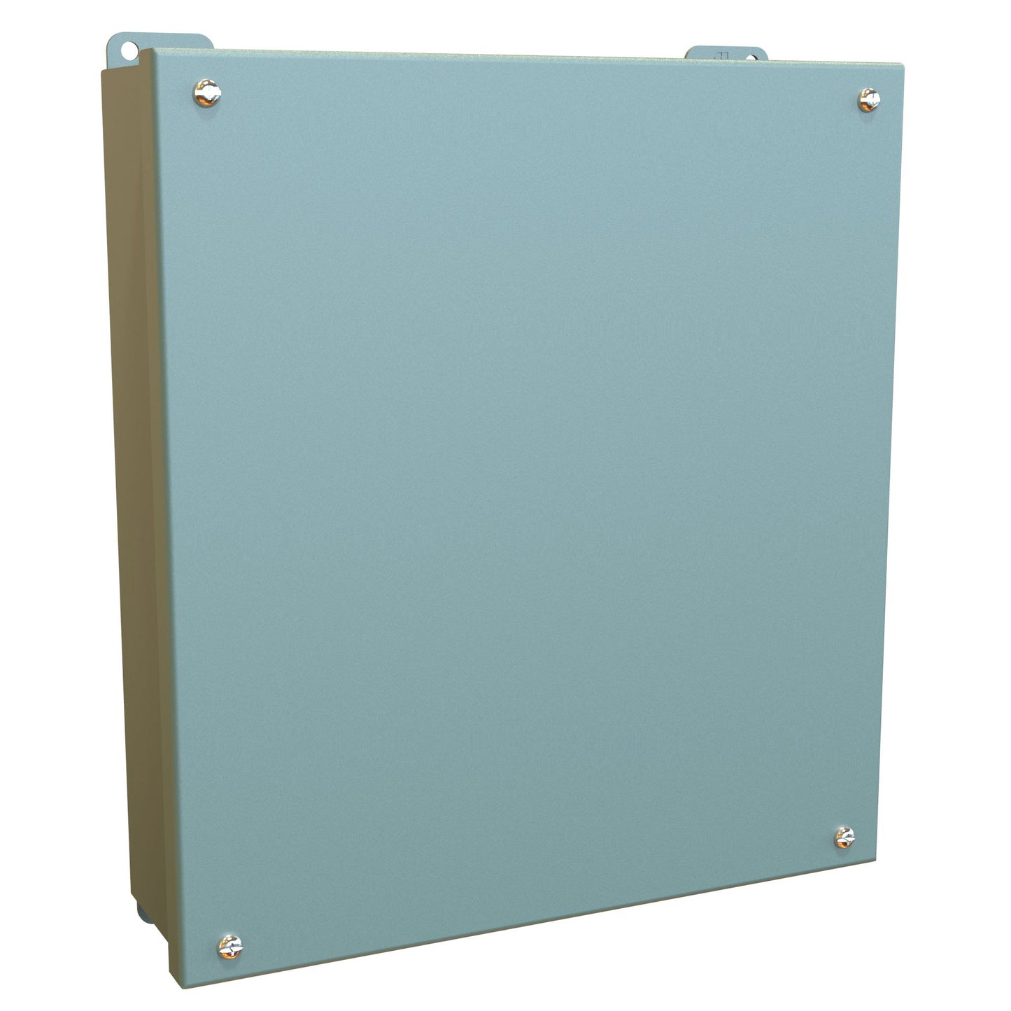 Hammond 1436S N12 Junction Box, Lift-Off Cover with Screws - 11.7" x 10.7" x 3.00" - Steel/Gray