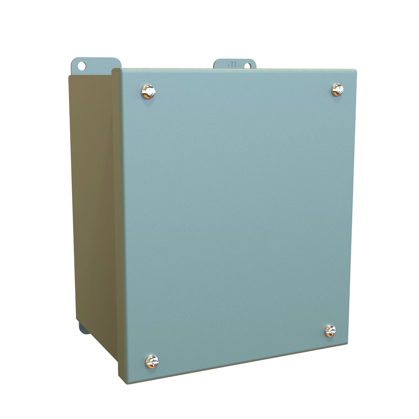 Hammond 1438F N12 Junction Box, Lift-Off Cover with Screws - Extra Deep - 7.2" x 6.2" x 4.75" - Steel/Gray