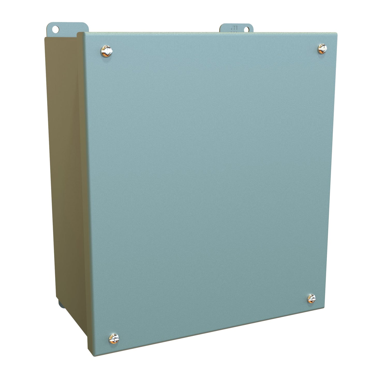 Hammond 1438K N12 Junction Box, Lift-Off Cover with Screws - Extra Deep - 9.5" x 8.5" x 4.75" - Steel/Gray