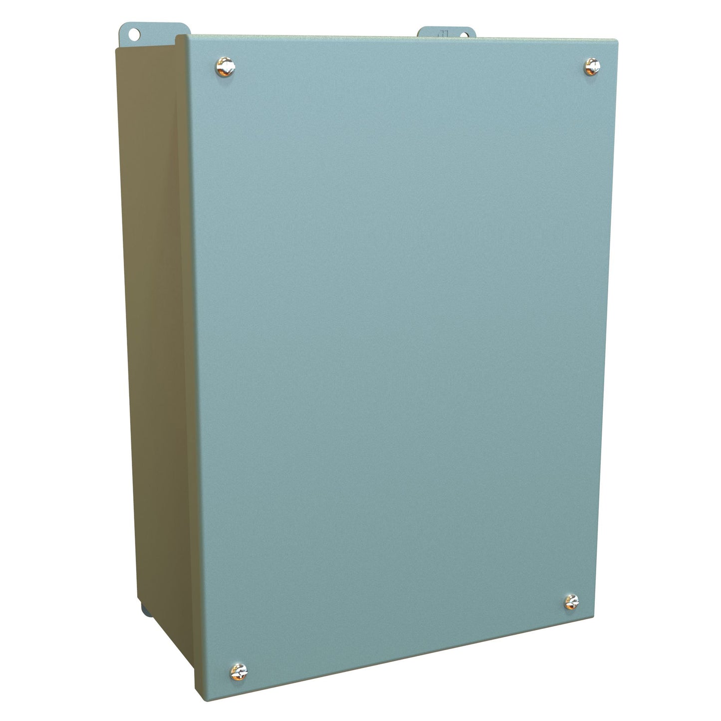Hammond 1438O N12 Junction Box, Lift-Off Cover with Screws - Extra Deep - 11.75" x 8.5" x 4.75" - Steel/Gray