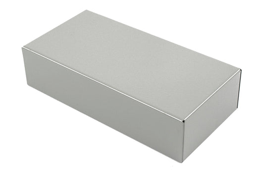 Hammond 1441-10 1441 Series Steel Chassis, 20 Gauge, 8.00" x 4.00" x 2.00", ASA 61 Gray Powder Coat.