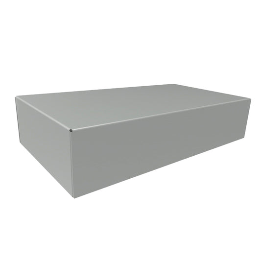Hammond 1441-14 1441 Series Steel Chassis, 20 Gauge, 9.00" x 5.00" x 2.00", ASA 61 Gray Powder Coat.