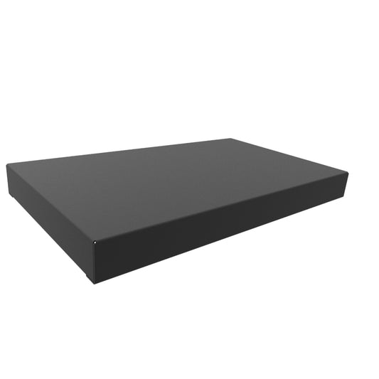 Hammond 1441-15BK3 1441 Series Steel Chassis, 20 Gauge, 10.00" x 6.00" x 1.00", Satin Black Powder Coat.