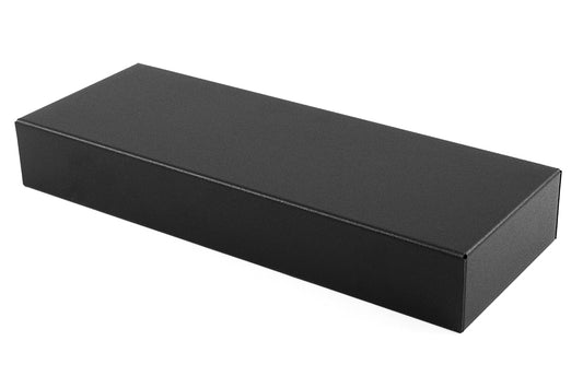 Hammond 1441-18BK3 1441 Series Steel Chassis, 20 Gauge, 13.50" x 5.00" x 2.00", Satin Black Powder Coat.