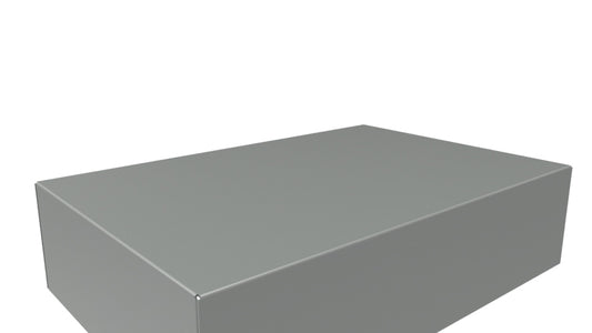 Hammond 1441-24 1441 Series Steel Chassis, 20 Gauge, 12.00" x 8.00" x 3.00", ASA 61 Gray Powder Coat.
