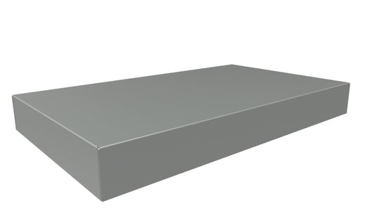 Hammond 1441-30 1441 Series Steel Chassis, 20 Gauge, 17.00" x 10.00" x 2.00", ASA 61 Gray Powder Coat.
