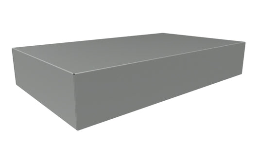 Hammond 1441-32 1441 Series Steel Chassis, 20 Gauge, 17.00" x 10.00" x 3.00", ASA 61 Gray Powder Coat.