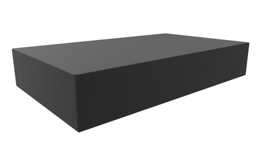 Hammond 1441-32BK3 1441 Series Steel Chassis, 20 Gauge, 17.00" x 10.00" x 3.00", Satin Black Powder Coat.