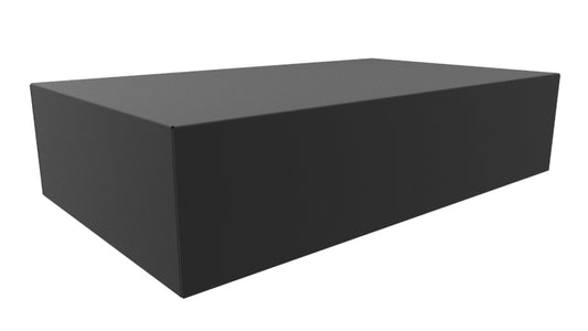 Hammond 1441-33BK3 1441 Series Steel Chassis, 20 Gauge, 17.00" x 10.00" x 4.00", Satin Black Powder Coat.