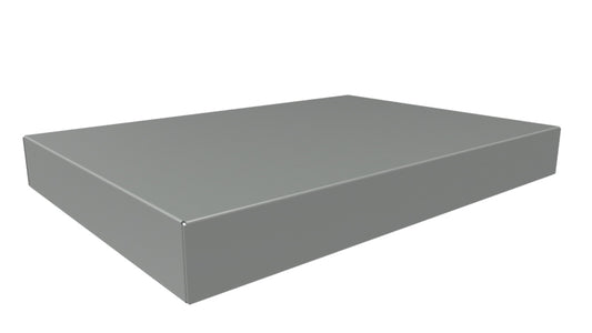 Hammond 1441-34 1441 Series Steel Chassis, 18 Gauge, 17.00" x 12.00" x 2.00", ASA 61 Gray Powder Coat.