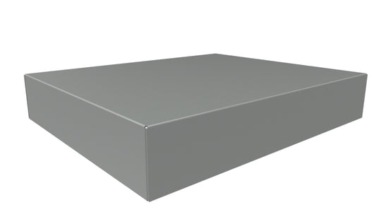 Hammond 1441-38 1441 Series Steel Chassis, 18 Gauge, 17.00" x 14.00" x 3.00", ASA 61 Gray Powder Coat.