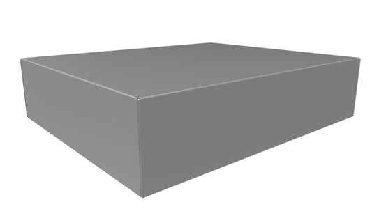 Hammond 1441-40 1441 Series Steel Chassis, 18 Gauge, 17.00" x 14.00" x 4.00", ASA 61 Gray Powder Coat.