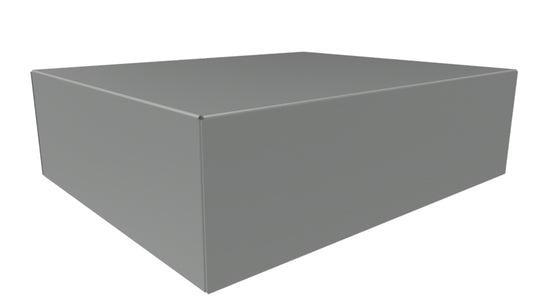Hammond 1441-42 1441 Series Steel Chassis, 18 Gauge, 17.00" x 14.00" x 5.00", ASA 61 Gray Powder Coat.