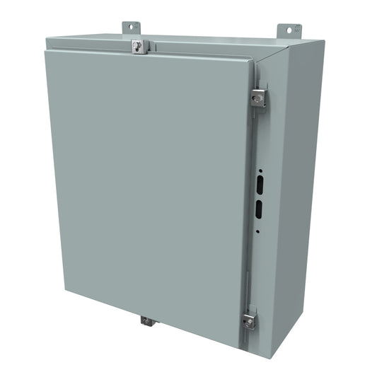 Hammond 1447SN4B8 N4 Disconnect Enclosure w/Panel - 24" x 21.38" x 8" - Steel/Gray