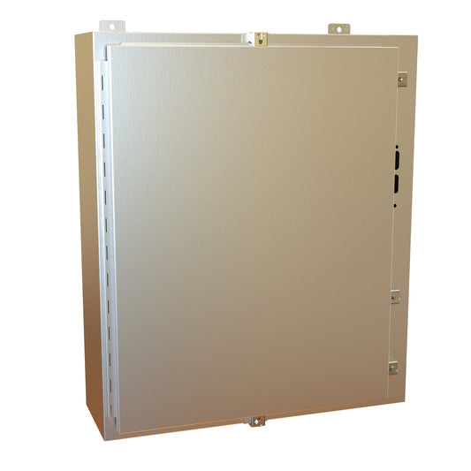 Hammond 1447SN4SSE8 N4X Disconnect Enclosure w/Panel - 30" x 25.38" x 8" - 304 Stainless Steel