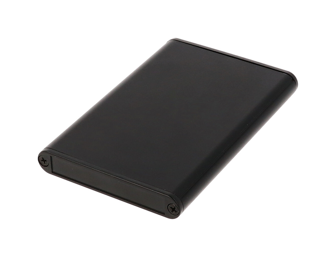Hammond 1455A1002BK Extruded Aluminum Enclosure, Black with Plastic End Panels 3.94" x 2.76" x 0.47"