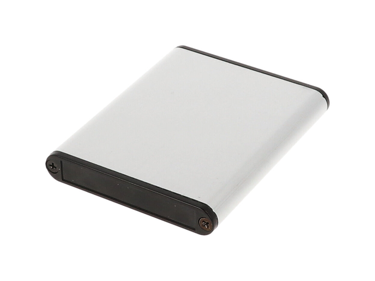 Hammond 1455A802 Extruded Aluminum Enclosure with Plastic End Panels 3.15" x 2.76" x 0.47"