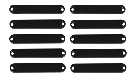 Hammond 1455APLBK-10 1455 Series Closed Plastic Bezel/End Cap, Black, 10-Pack, For 1455A Enclosures.
