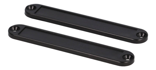 Hammond 1455APLBK 1455 Series Closed Plastic Bezel/End Cap, Black, 2-Pack, For 1455A Enclosures.
