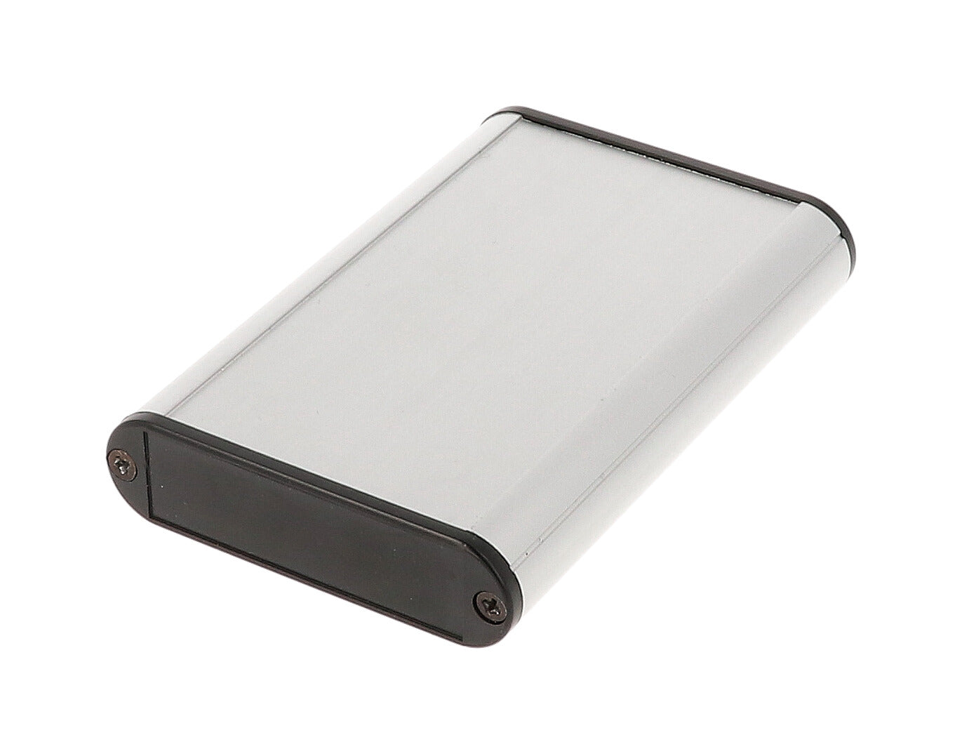 Hammond 1455B1002 Extruded Aluminum Enclosure with Plastic End Panels 3.94" x 2.83" x 0.75"
