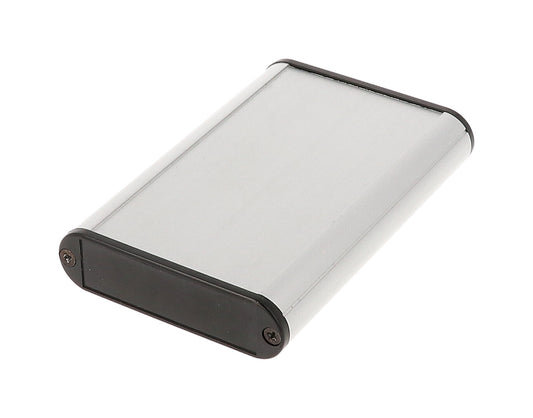 Hammond 1455B1002 Extruded Aluminum Enclosure with Plastic End Panels 3.94" x 2.83" x 0.75"