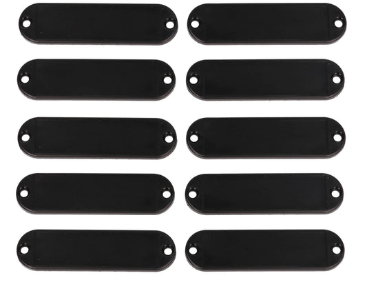 Hammond 1455BPLBK-10 1455 Series Closed Plastic Bezel/End Cap, Black, 10-Pack, For 1455B Enclosures.