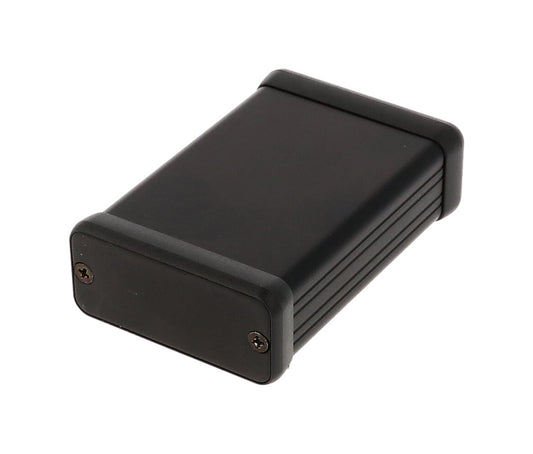 Hammond 1455C801BK Extruded Aluminum Enclosure, Black (3.15" x 2.13" x .91")