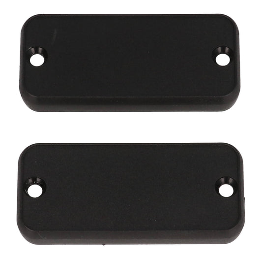 Hammond 1455CPLBK 1455 Series Closed Plastic Bezel/End Cap, Black, 2-Pack, For 1455C Enclosures.