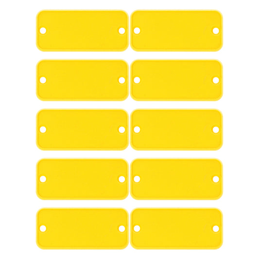 Hammond 1455CPLY-10 1455 Series Closed Plastic Bezel/End Cap, Yellow, 10-Pack, For 1455C Enclosures.