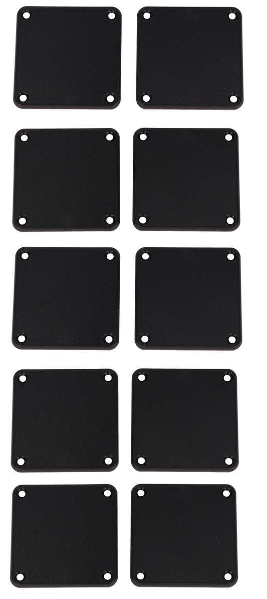 Hammond 1455CSPLBK-10 1455 Series Closed Plastic Bezel/End Cap, Black, 10-Pack, For 1455CS Enclosures.