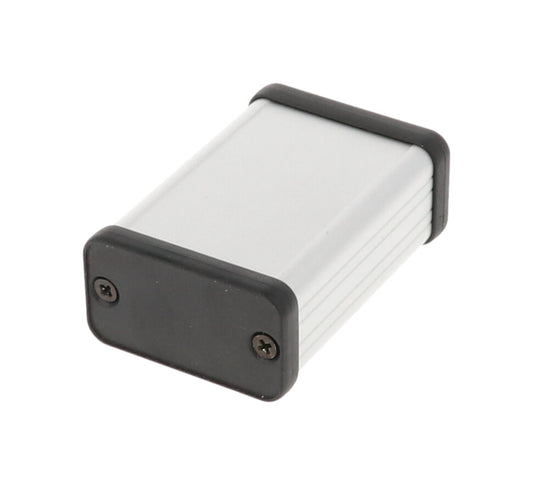 Hammond 1455D602 Extruded Aluminum Enclosure 2.36" x 1.77" x 0.98" with Plastic End Panels