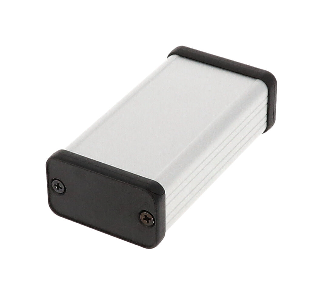 Hammond 1455D802 Extruded Aluminum Enclosure with Plastic End Panels 3.15" x 1.77" x 0.98"