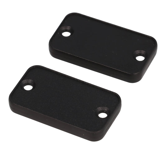 Hammond 1455DPLBK 1455 Series Closed Plastic Bezel/End Cap, Black, 2-Pack, For 1455D Enclosures.