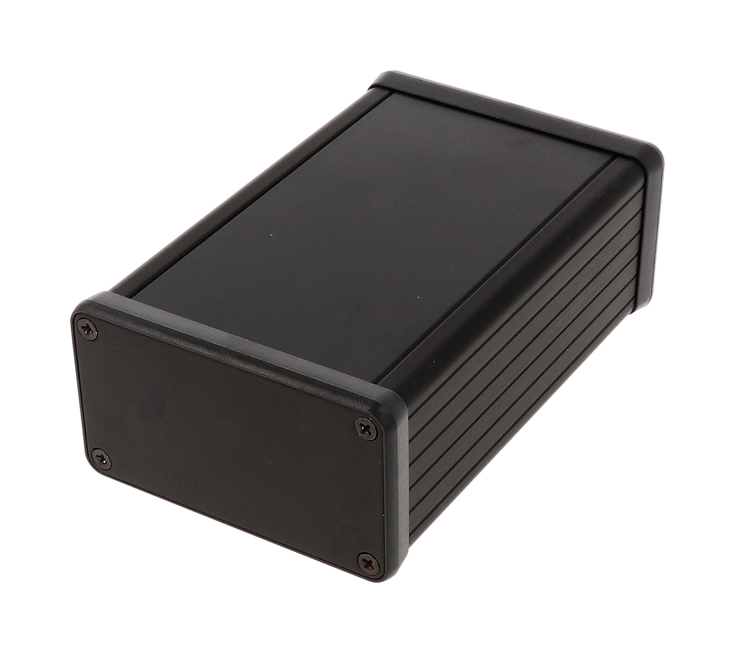 Hammond 1455K1201BK Extruded Aluminum Enclosure, Black (4.72" x 3.07" x 1.69")