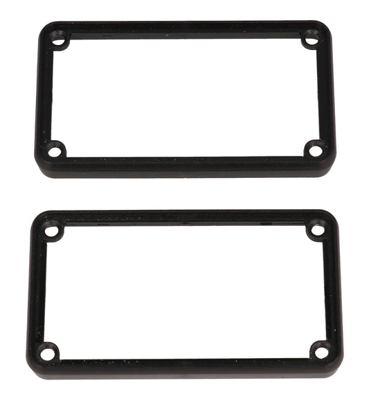 Hammond 1455KBBK 1455 Series Open Plastic Bezels, Black, 2-pack, For 1455K Series Metal End Plate Enclosures.