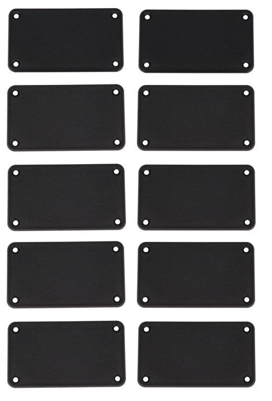 Hammond 1455KPLBK-10 1455 Series Closed Plastic Bezels/End Caps, Black, 10-pack, For 1455K Series Enclosures.