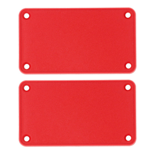 Hammond 1455KPLRED 1455 Series Closed Plastic Bezels/End Caps, Red, 2-pack, For 1455K Series Enclosures.
