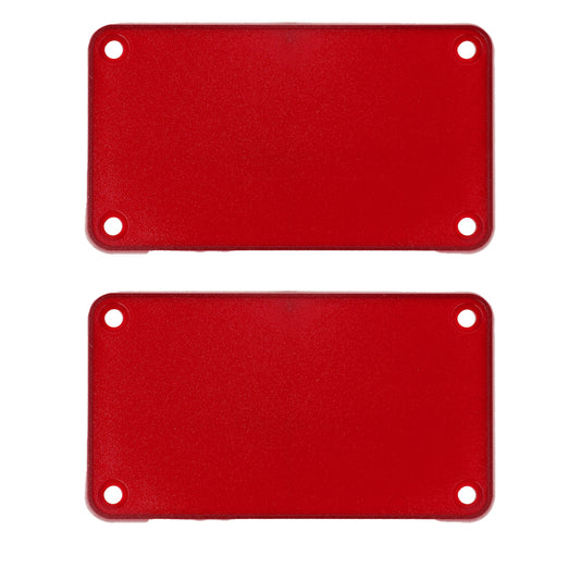 Hammond 1455KPLTRD 1455 Series Closed Plastic Bezels/End Caps, Translucent Red, 2-pack, For 1455K Series Enclosures.
